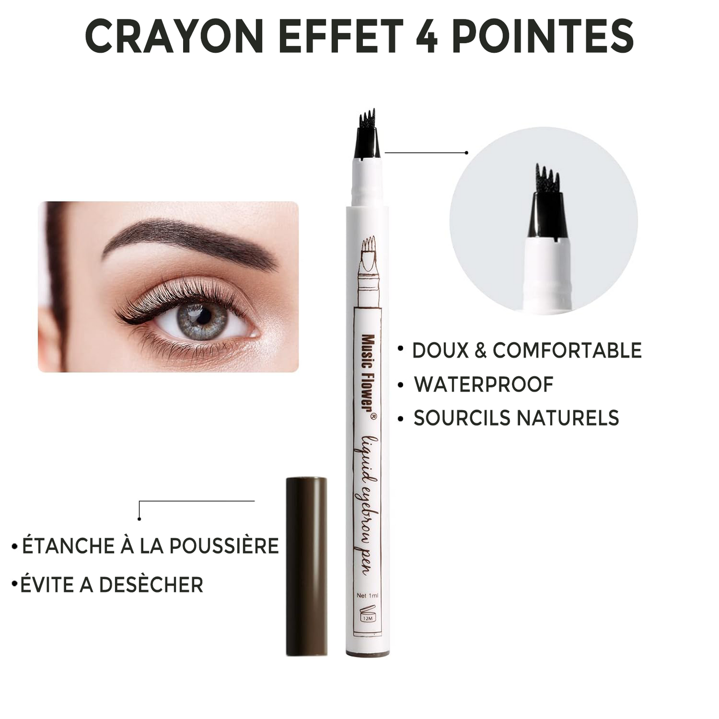 Crayon Sourcils Waterproof Micro-Bladingg