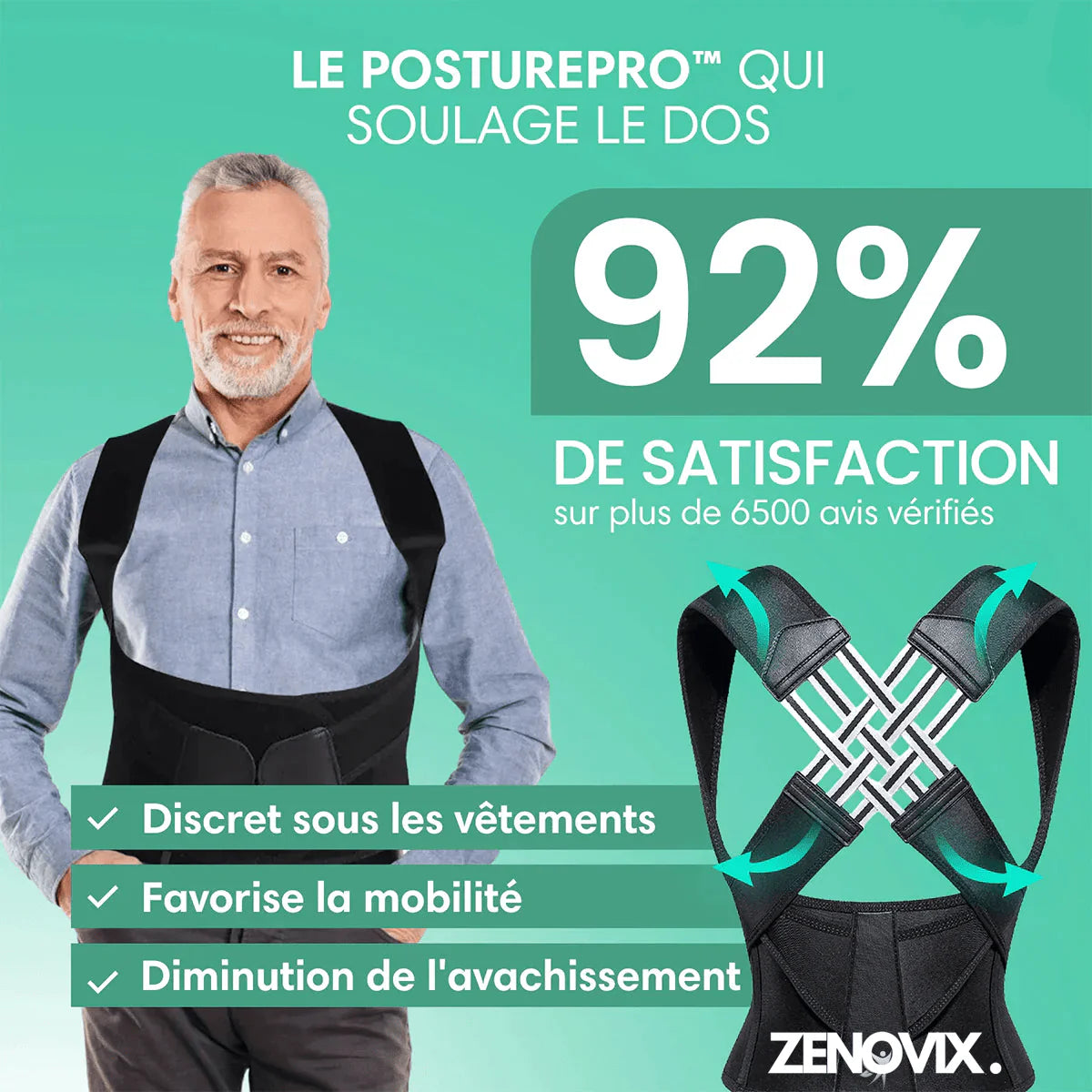 Zenovix™ Posture Pour Dos