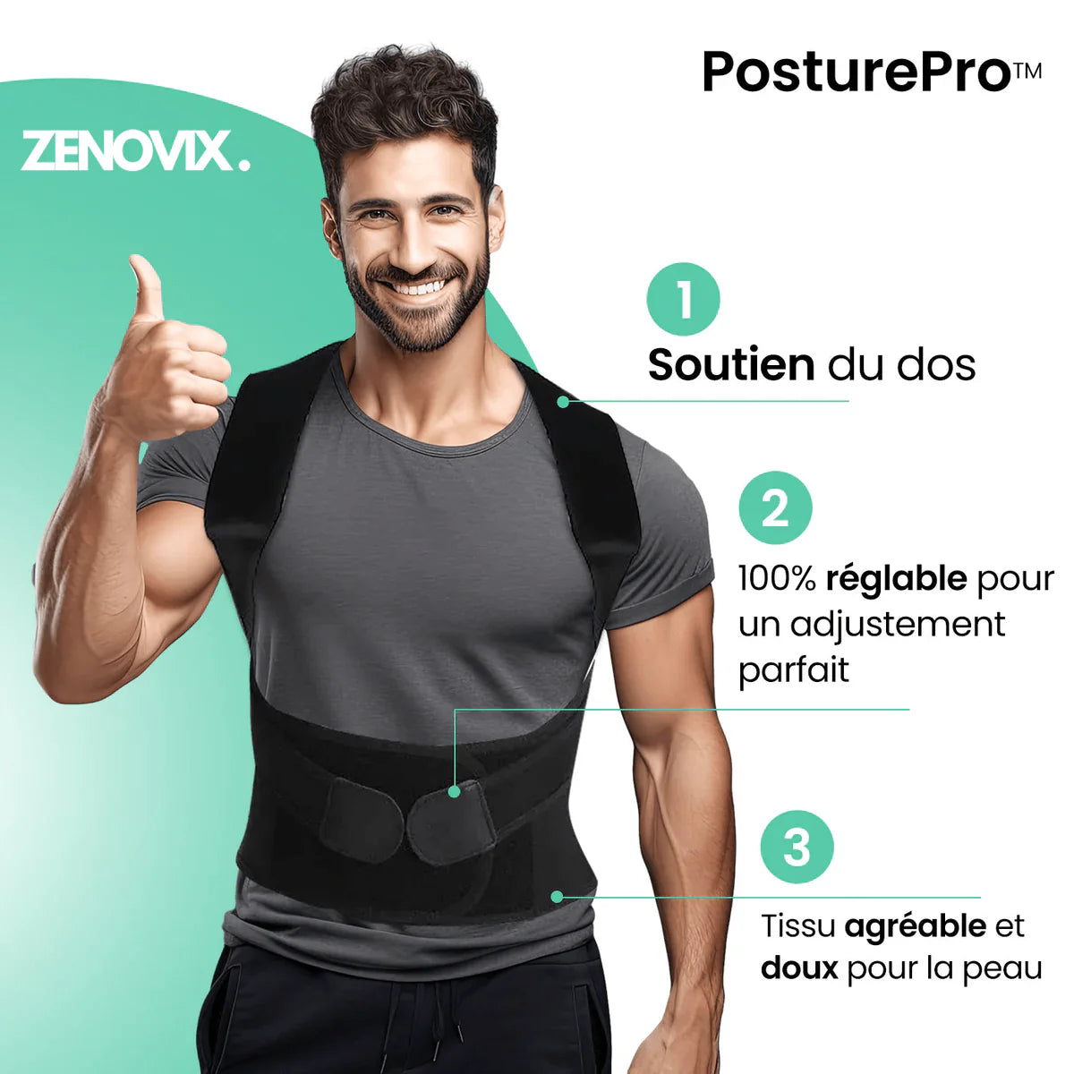 Zenovix™ Posture Pour Dos